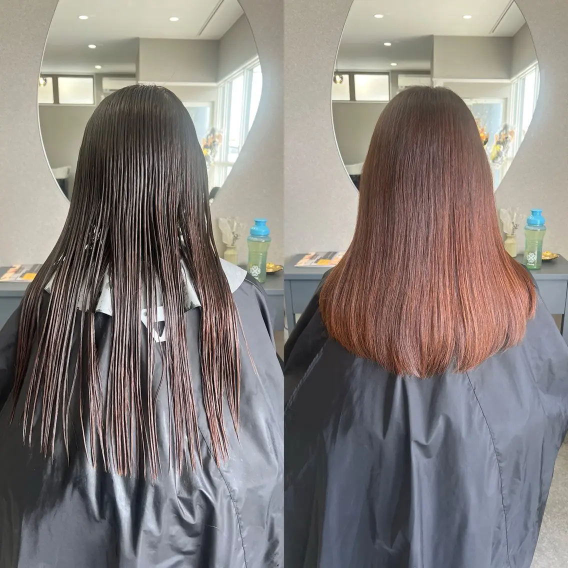ロング 縮毛矯正 齊藤 亜弥のヘアスタイル