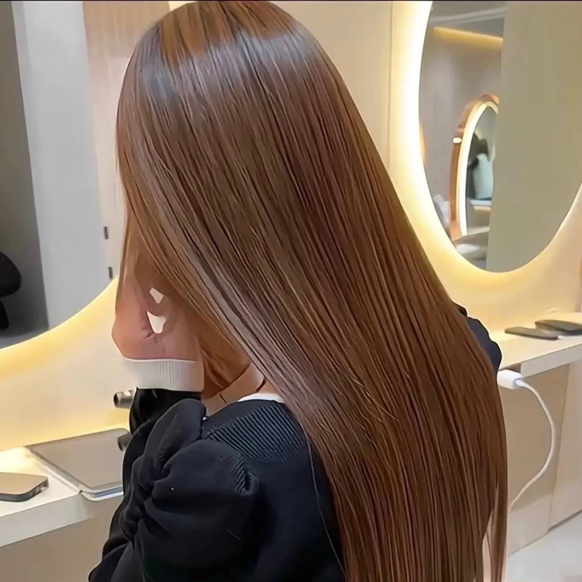 カット💇♀️+カラー🎨+美髪縮毛矯正🌈+1STEPトリートメント✨の写真