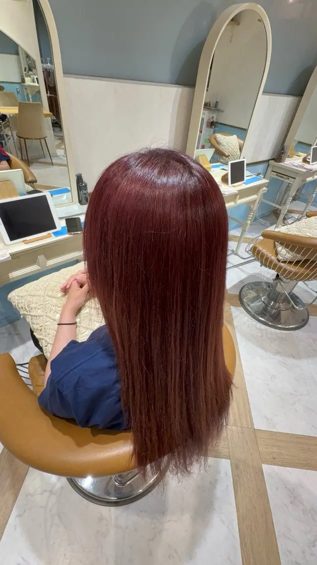 カラー ヘアカラー トリートメント 柳田 秀斗のヘアスタイル