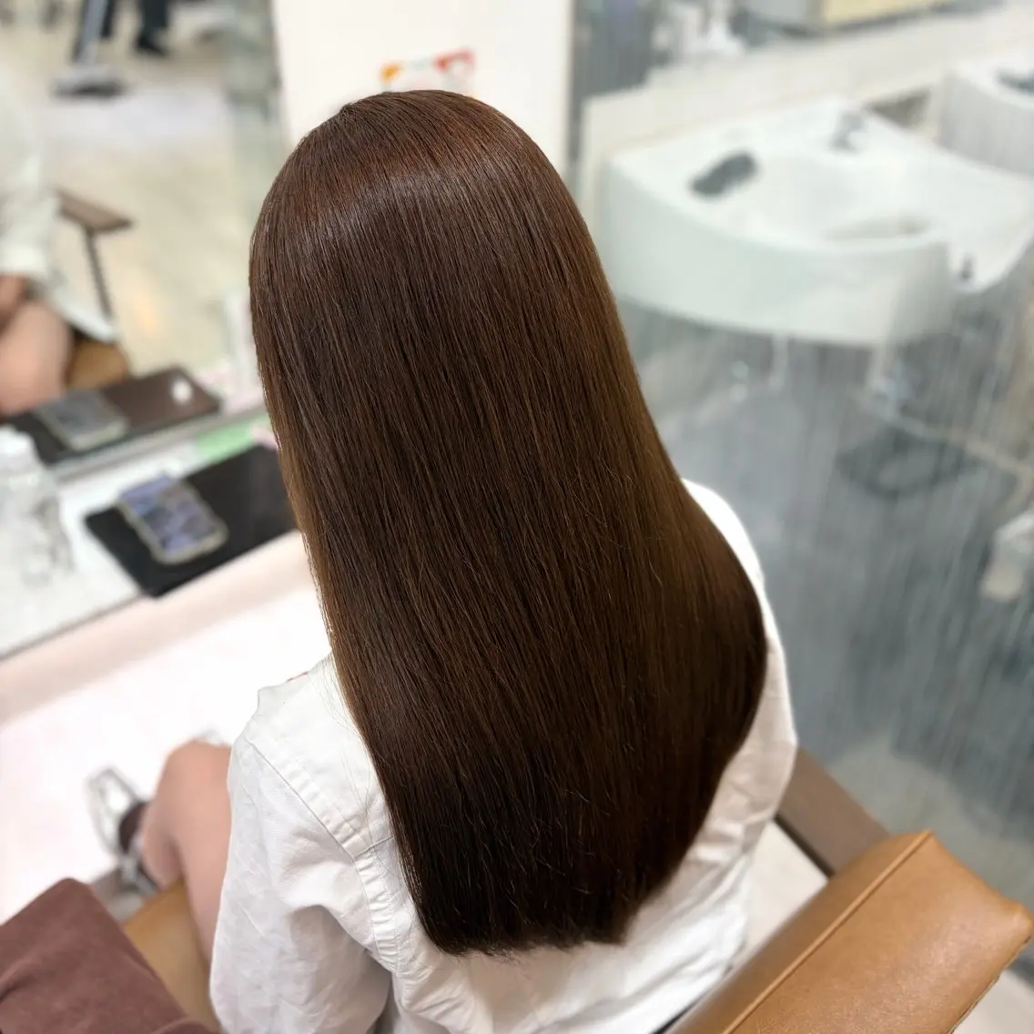 ロング カラー カット ヘアカラー あいみ ♬.*ﾟのヘアスタイル