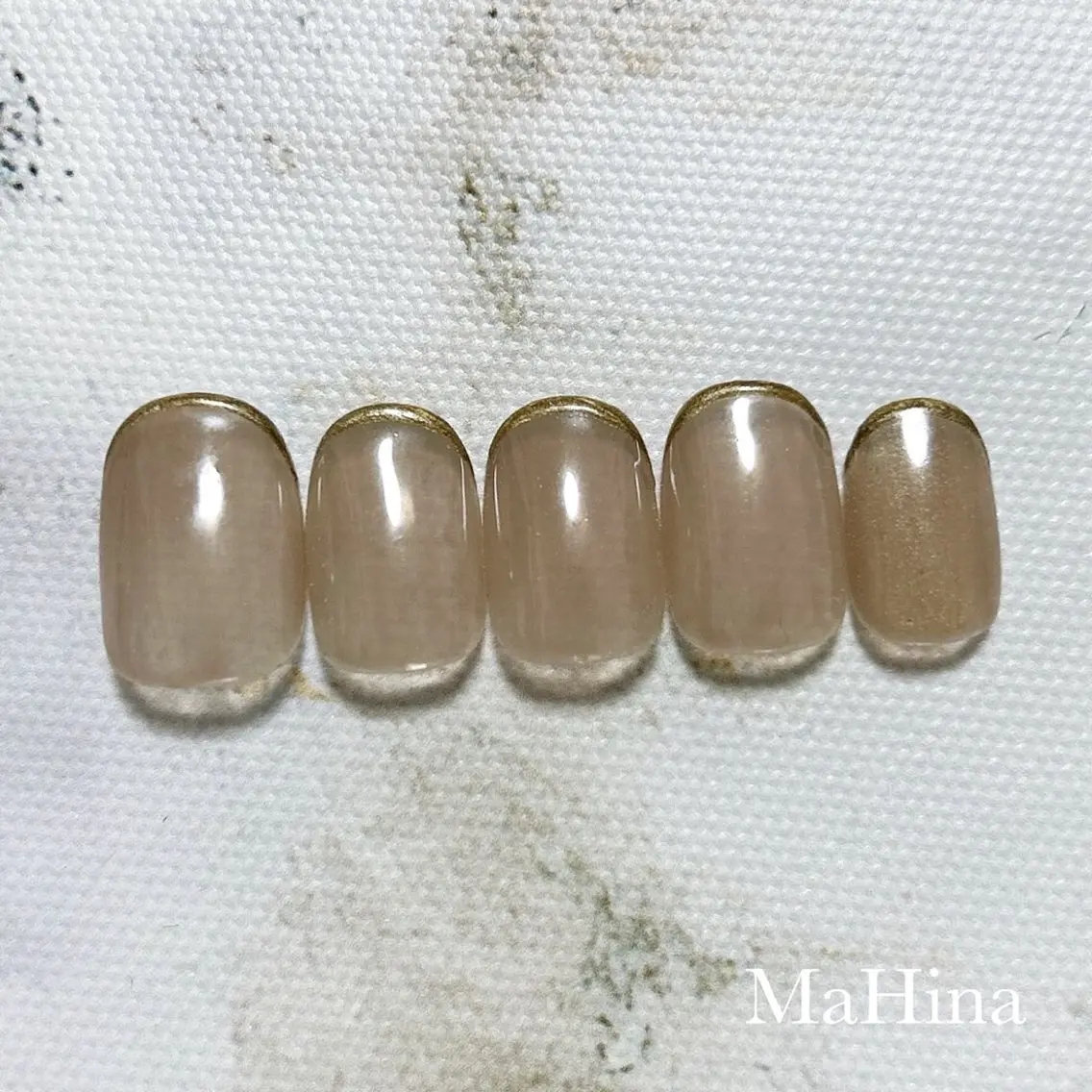 ネイル シンプルネイル ハンドネイル Le Vernis MaHina・まひなのネイルデザイン