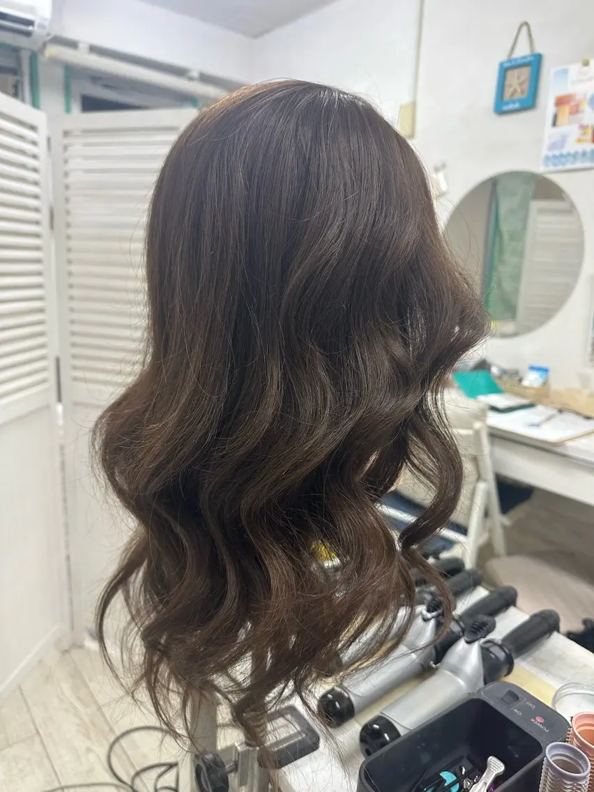 ミディアム ヘアアレンジ ヘアセット 塚田 恵のヘアスタイル