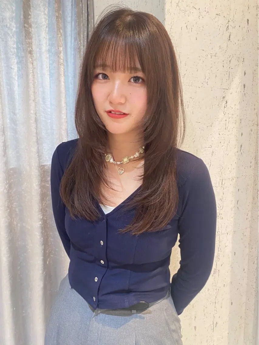 ロング カラー カット ヘアカラー トリートメント mai / linoah˚✧のヘアスタイル