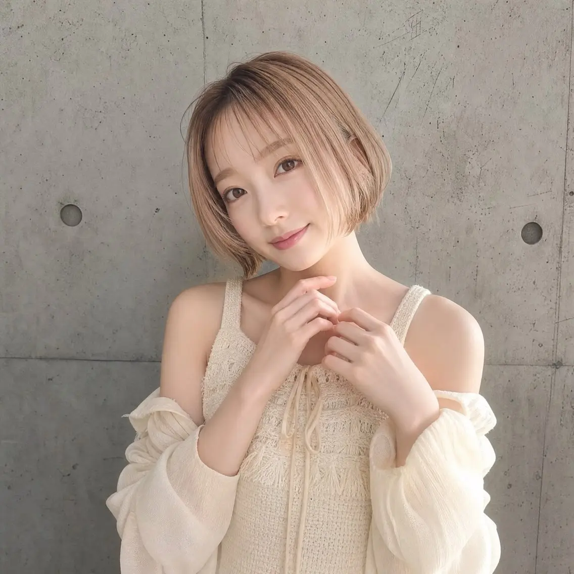 ショート 丸みショートボブ タッセルボブ 吉野のヘアスタイル