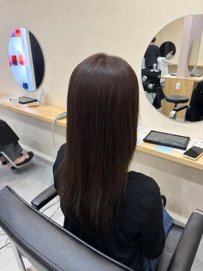 ロング カラー ヘアカラー 髪質改善/ ワンカラー🌺❕のヘアスタイル