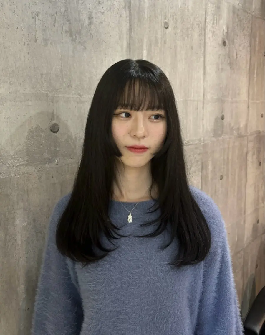 ロング ボブ 顔周りカット ロング カット ハッシュカット・ハイ レイヤー/kanonのヘアスタイル
