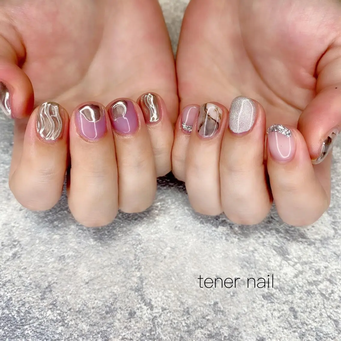 ネイル ニュアンスネイル テネルネイル tener nailのネイルデザイン