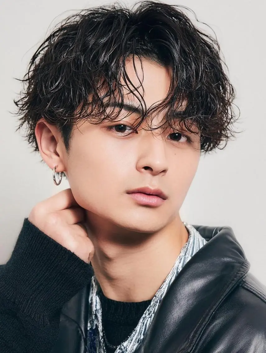 メンズカット+スペインパーマ💈の写真