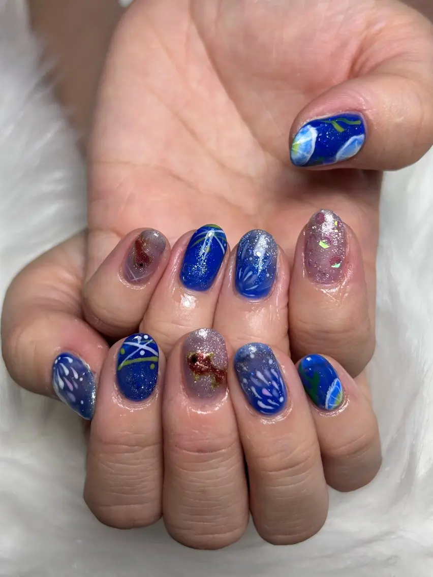 ネイル ジェルネイル 持ち込み ワンカラーネイル スカルプネイル xinh nailsのネイルデザイン