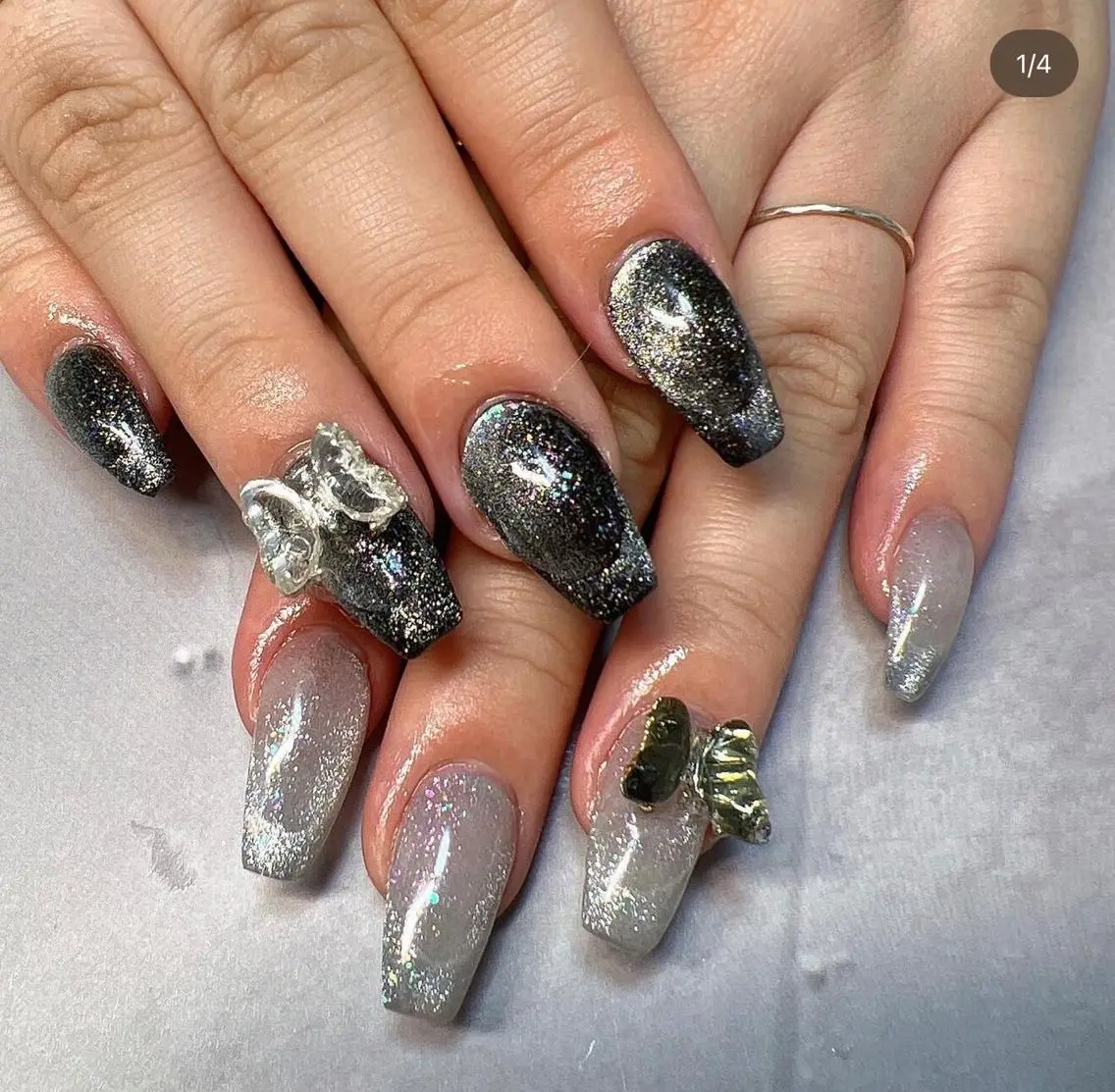 ネイル フレンチネイル マグネットネイル coco nailのネイルデザイン