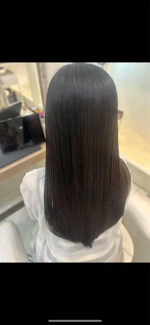 ロング カット トリートメント 縮毛矯正/髪質改善/ 艶髪ササキナツミのヘアスタイル