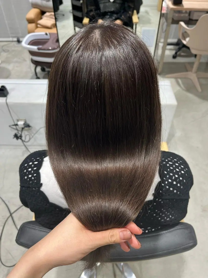 【❤️ 人気No.1 ❤️】カット+カラー+Aujua4stepトリートメントorラメラメトリートメントの写真