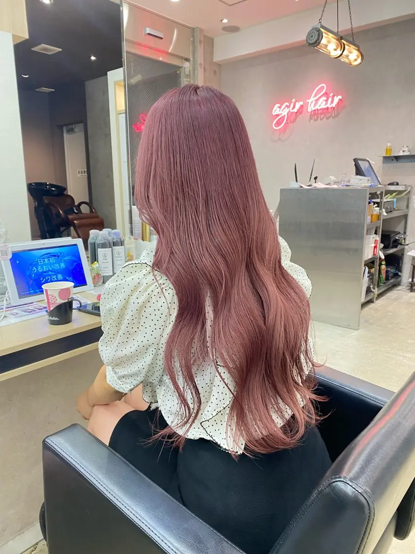 ロング カラー ヘアアレンジ カット ヘアカラー トリートメント 小顔カット/艶 カラー特化♡MIHOのヘアスタイル