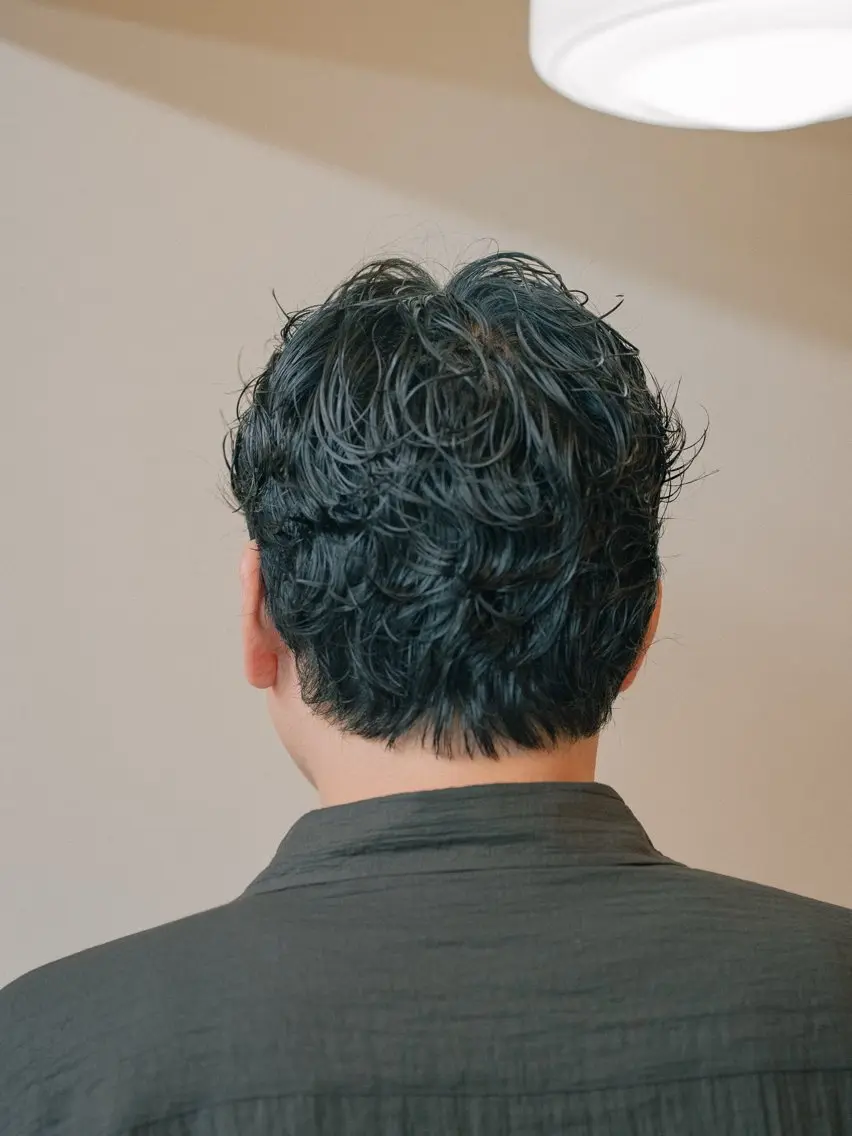 ショート カラー パーマ メンズ メンズパーマ カット パーマ 🔗メンズサロン🔗 Kieのヘアスタイル