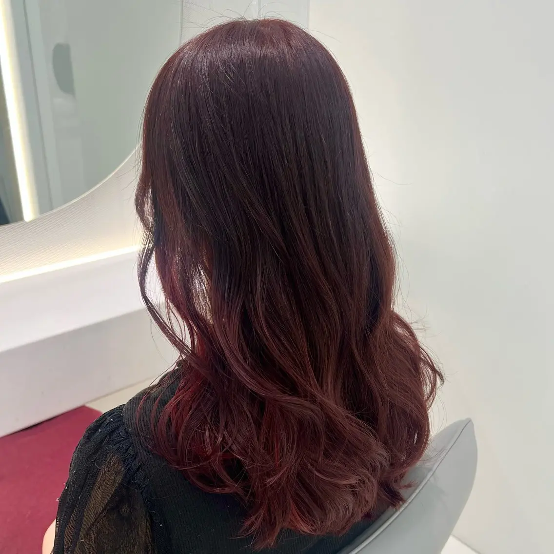セミロング カラー 🌈 YUUNA🌈のヘアスタイル