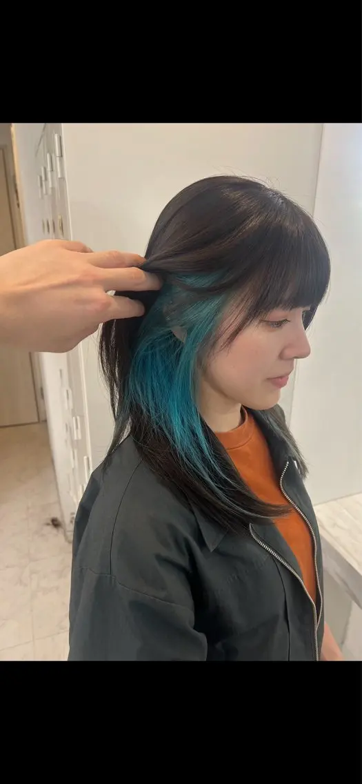 セミロング カラー カット ヘアカラー トリートメント ✨レイヤー/髪質改善 /縮毛矯正✨ナカムラのヘアスタイル
