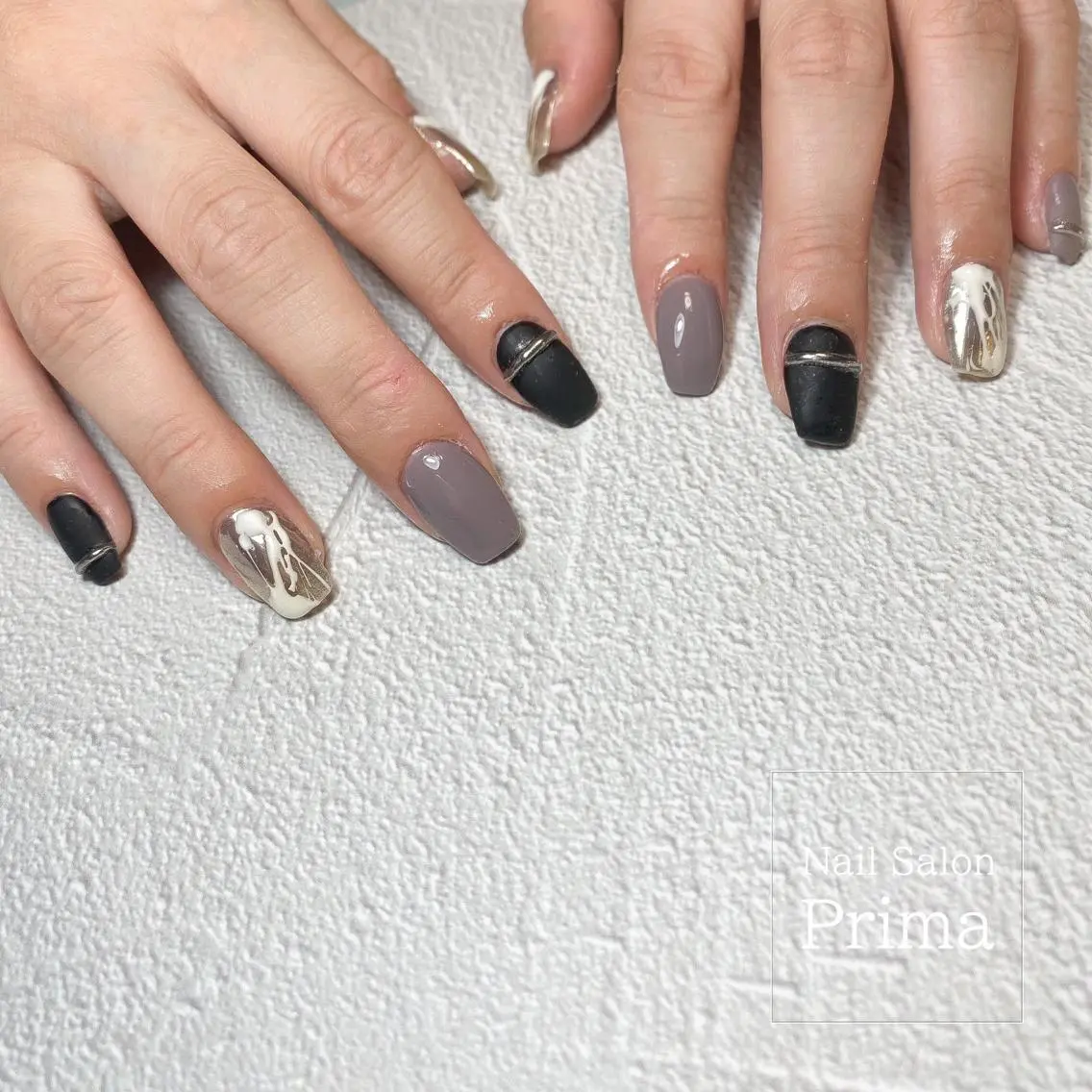 セミロング ネイル SalonPrima 西院Nail&Eyeのネイルデザイン