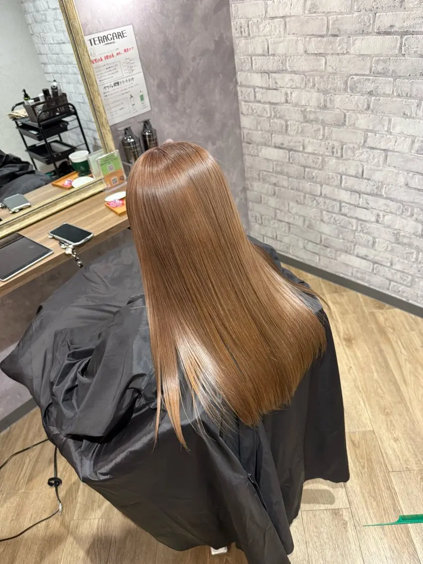 ロング カラー ヘアカラー 阪急箕面駅 徒歩1分千葉のヘアスタイル