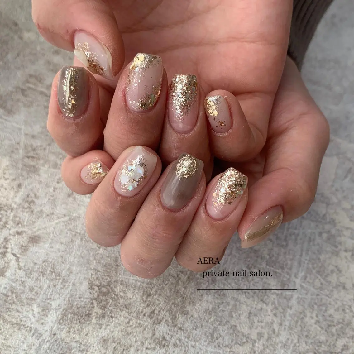 ネイル AERA nail shino🐱⸝꙳のネイルデザイン