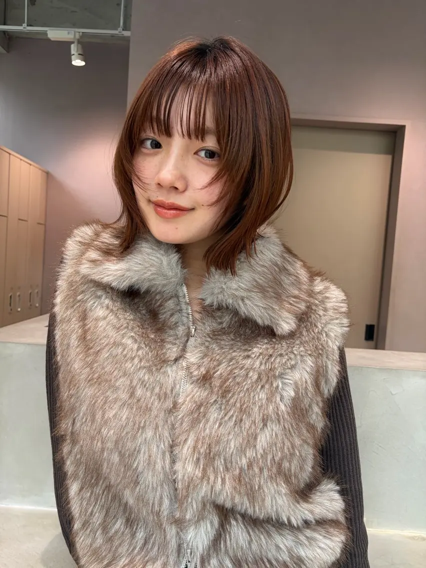 ショート カット ヘアカラー レイヤー/透明感 カラー/ましろのヘアスタイル