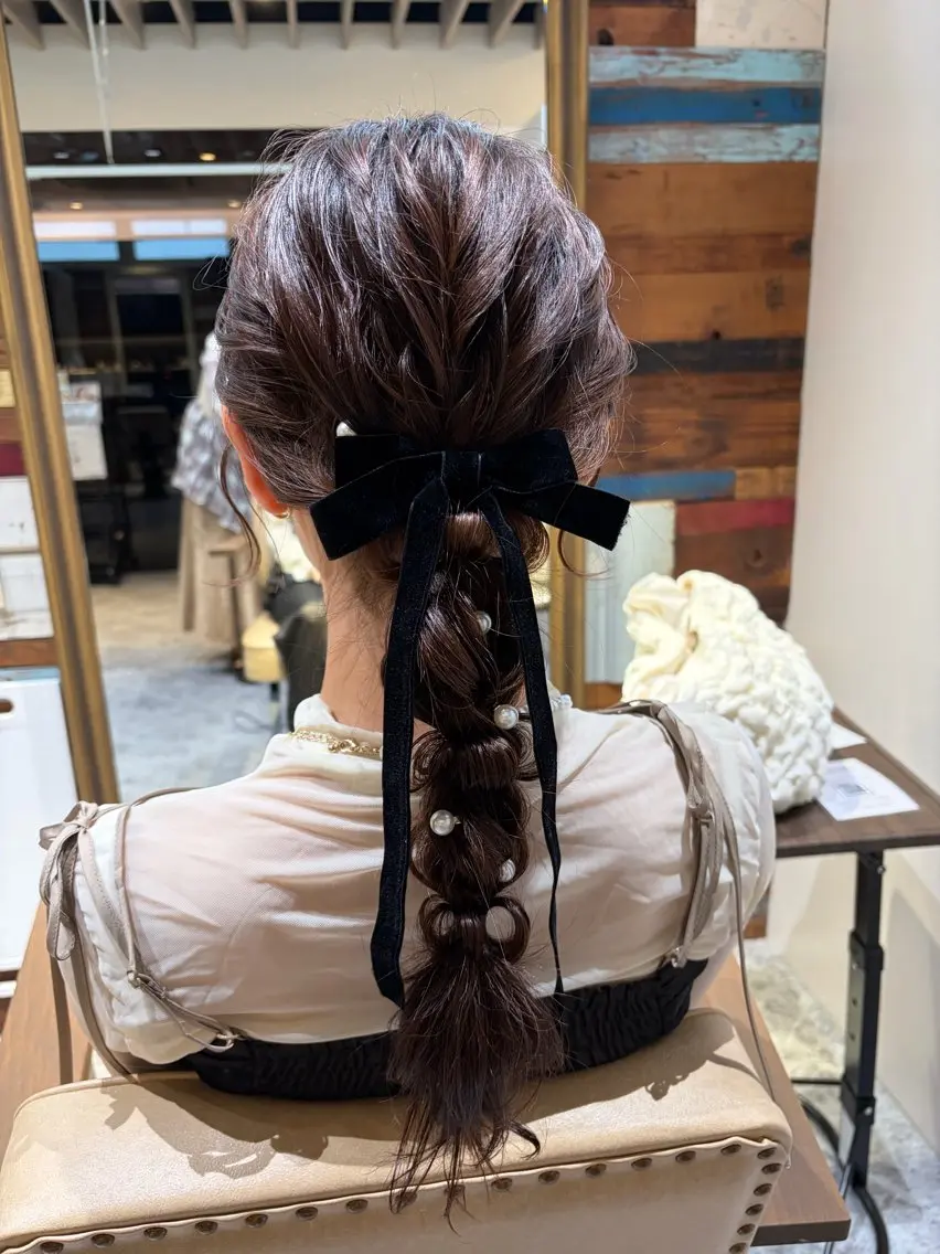 ロング ヘアアレンジ ヘアセット ヘアセット/縮毛矯正 Mayuのヘアスタイル