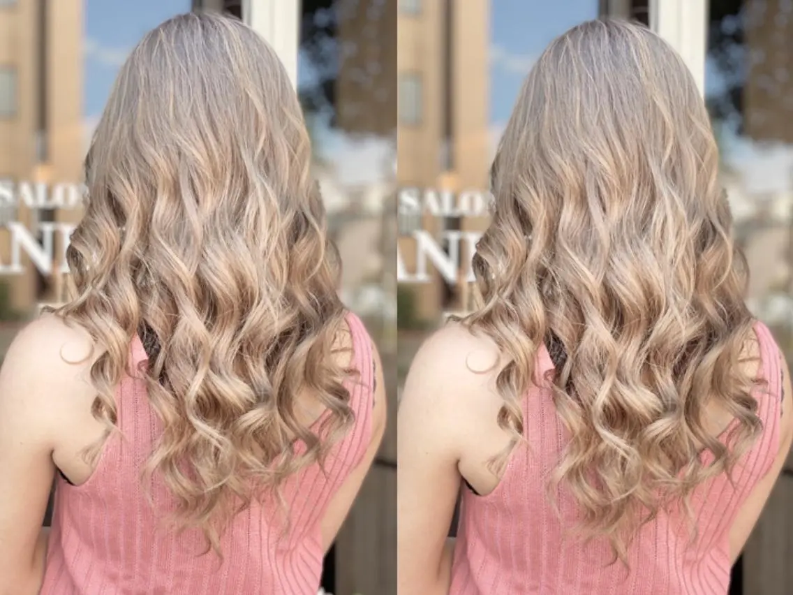 ロング GRANDE アオキのヘアスタイル