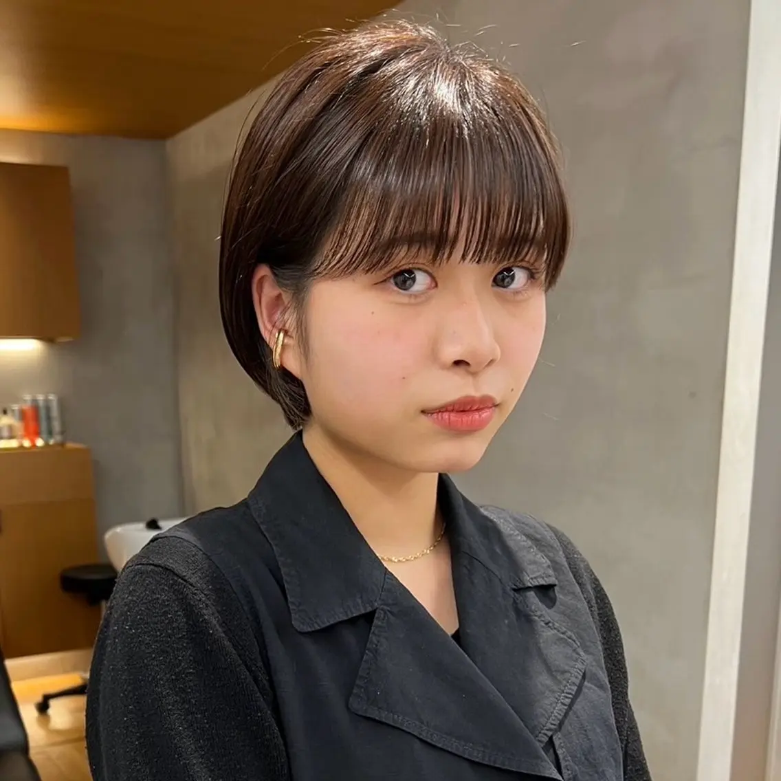 ショート カラー 🤍ブリーチなしカラ ー/渋谷/YUU🤍のヘアスタイル