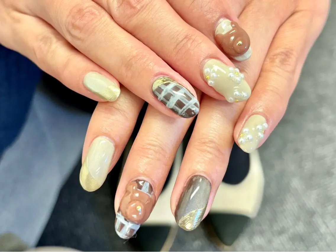 ネイル ハンドネイル tete. nailのネイルデザイン
