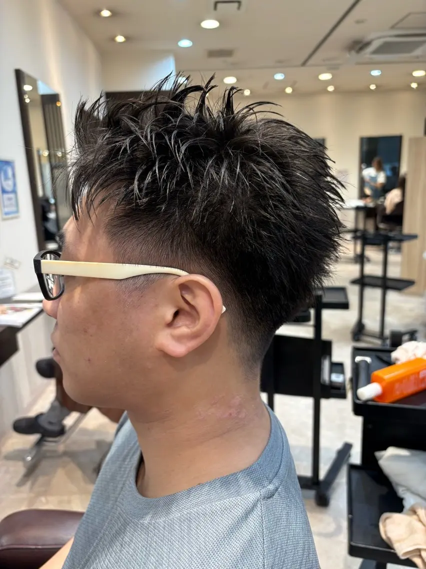ショート メンズ ビジネス 刈り上げ ショートヘア カット 木村 柊斗のヘアスタイル