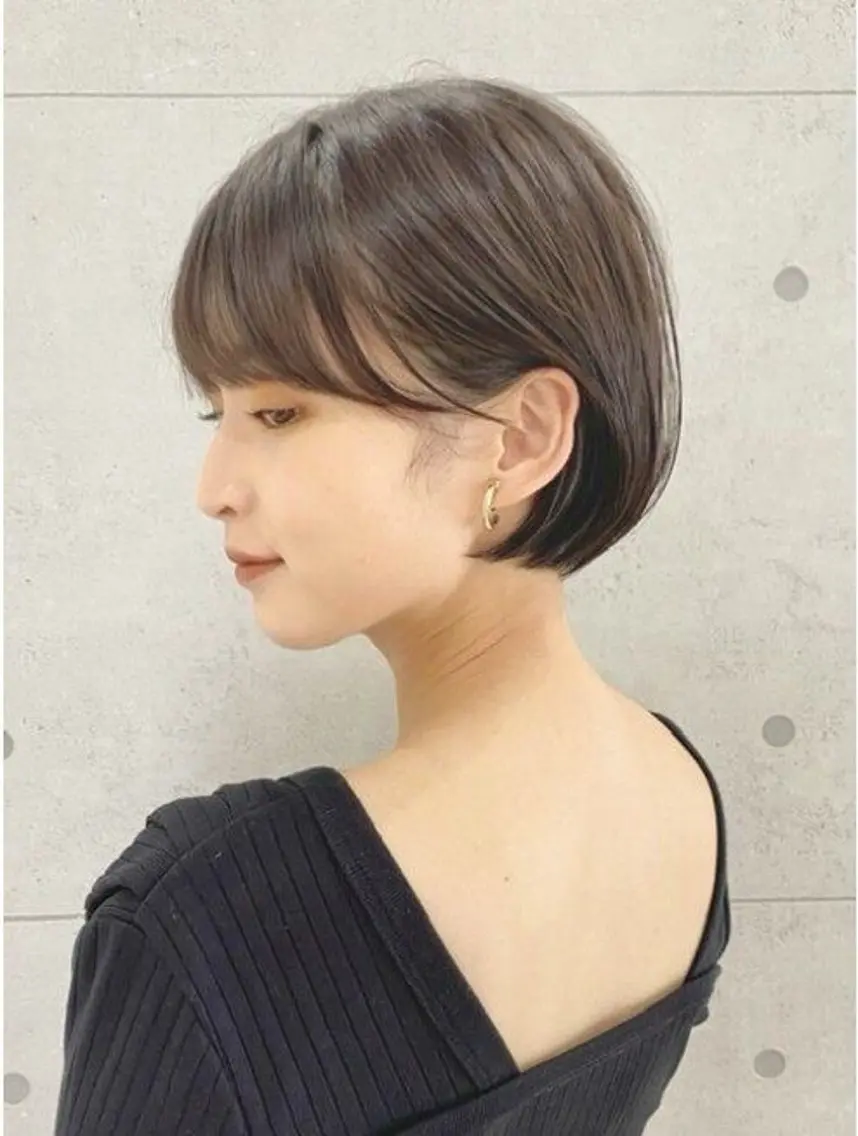 ショート ショートボブ ボブ ショートヘア 🍳しながわ はるか🍳のヘアスタイル