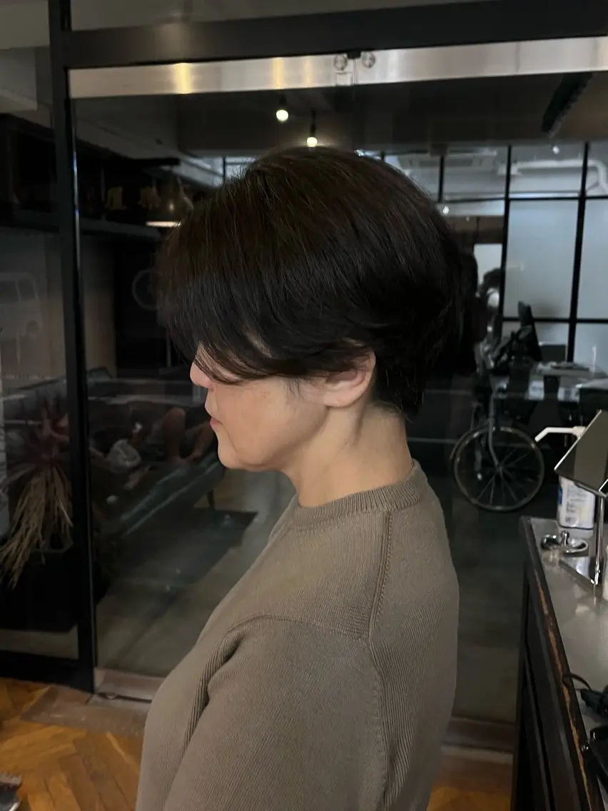 ショート ハンサムショート ショートヘア 京都烏丸- イノウエ ツムギのヘアスタイル