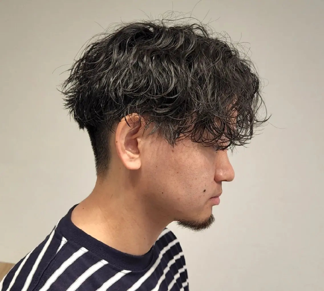 ショート パーマ メンズ 【イケメン風パーマ】 SHOFYのヘアスタイル
