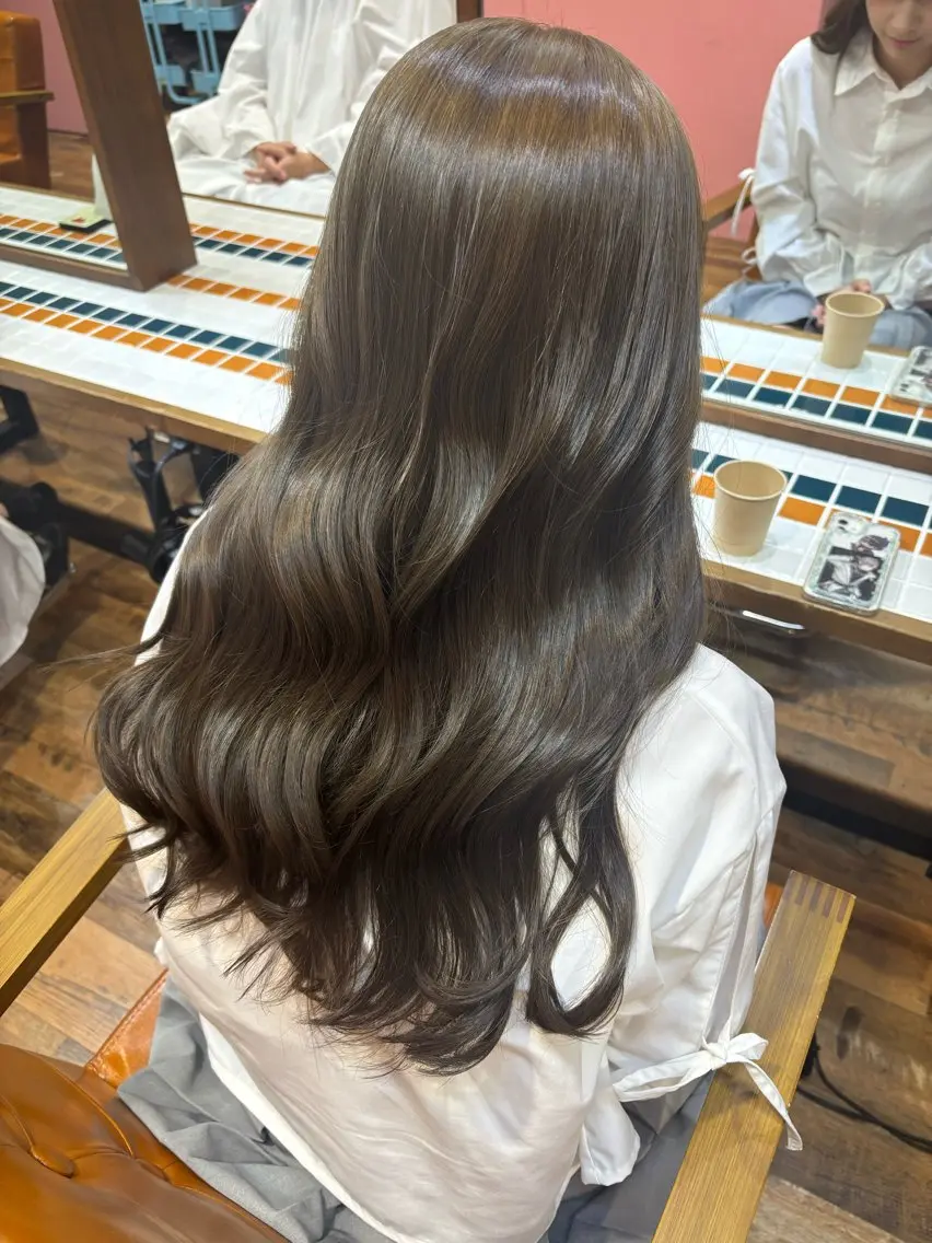 ロング ヘアカラー ♥️ボブ/ブリーチ なしカラー/mahoのヘアスタイル