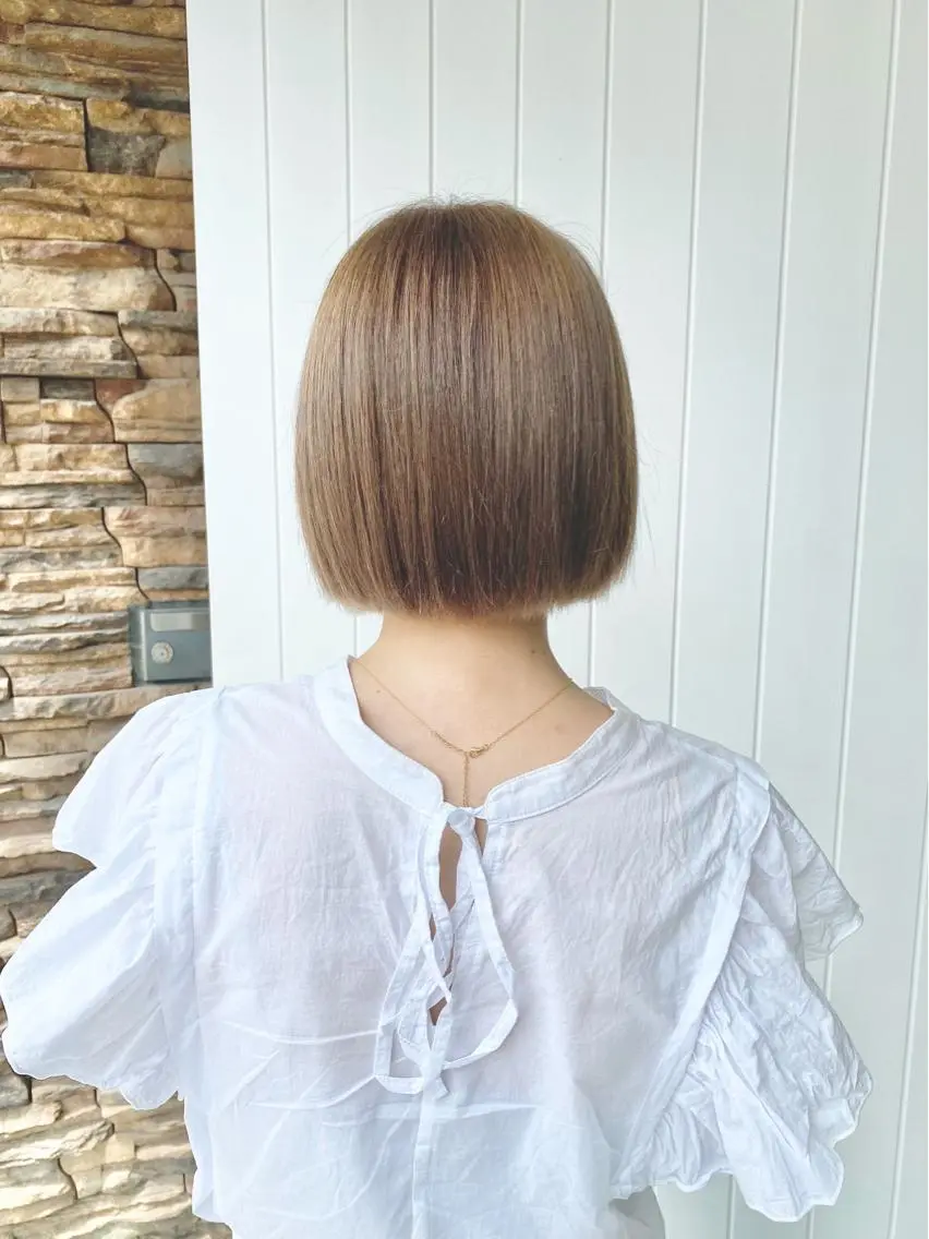 憧れの艶髪✨️カット+カラー+髪質改善トリートメント¥15400→¥9900の写真