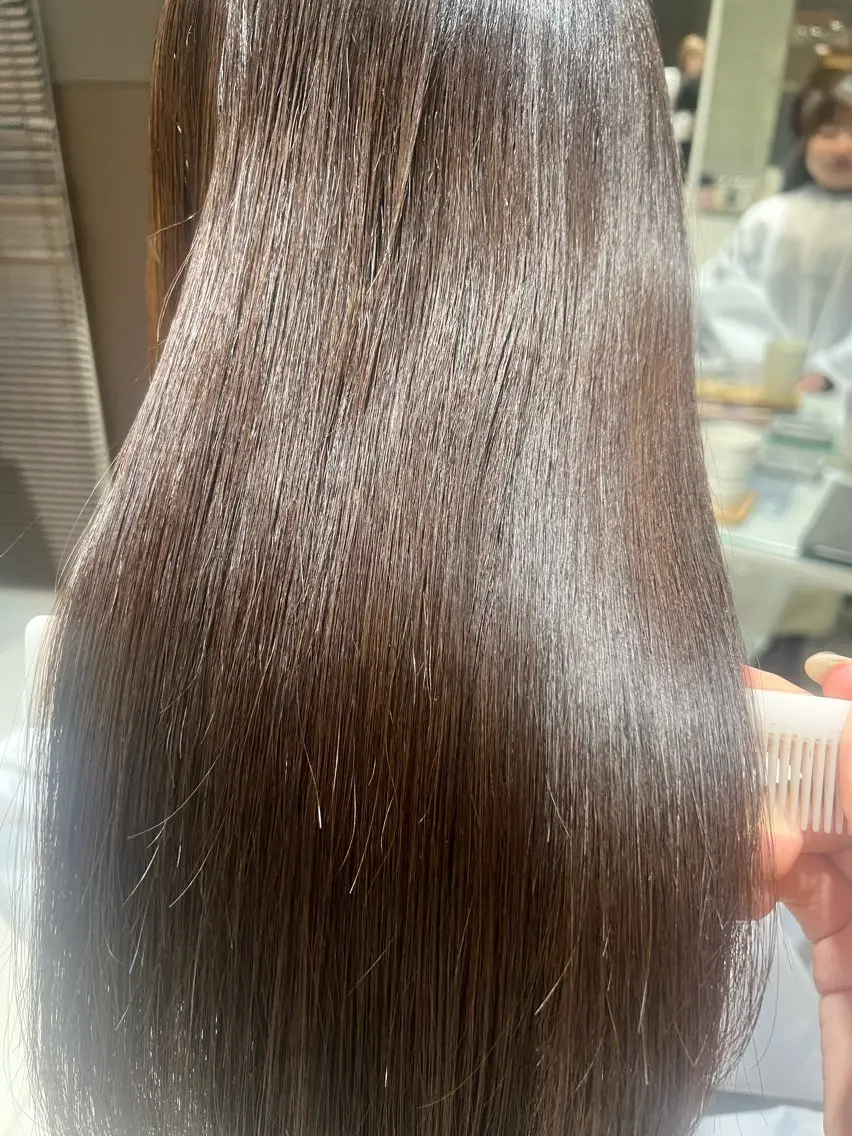 セミロング 🫧ツヤ髪個室美容室 安食茉莉🫧のヘアスタイル