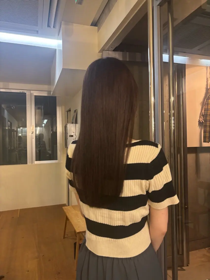 ロング カラー 透明感/暖色カラー ミウのヘアスタイル
