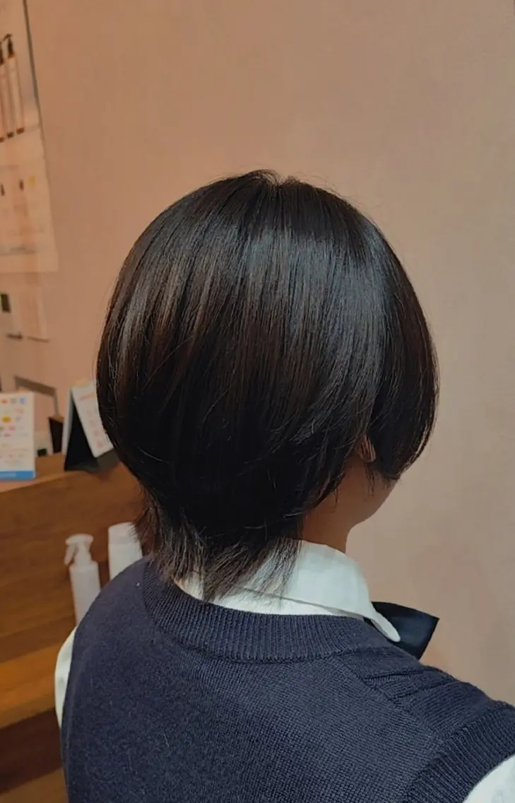ショート ウルフカット カワグチ ケンジのヘアスタイル
