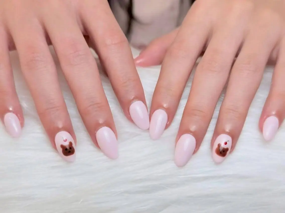 ネイル ジェルネイル 韓国ネイル マグネットネイル 持ち込み オフィスネイル ハンドネイル Nails by AN.*✧のネイルデザイン