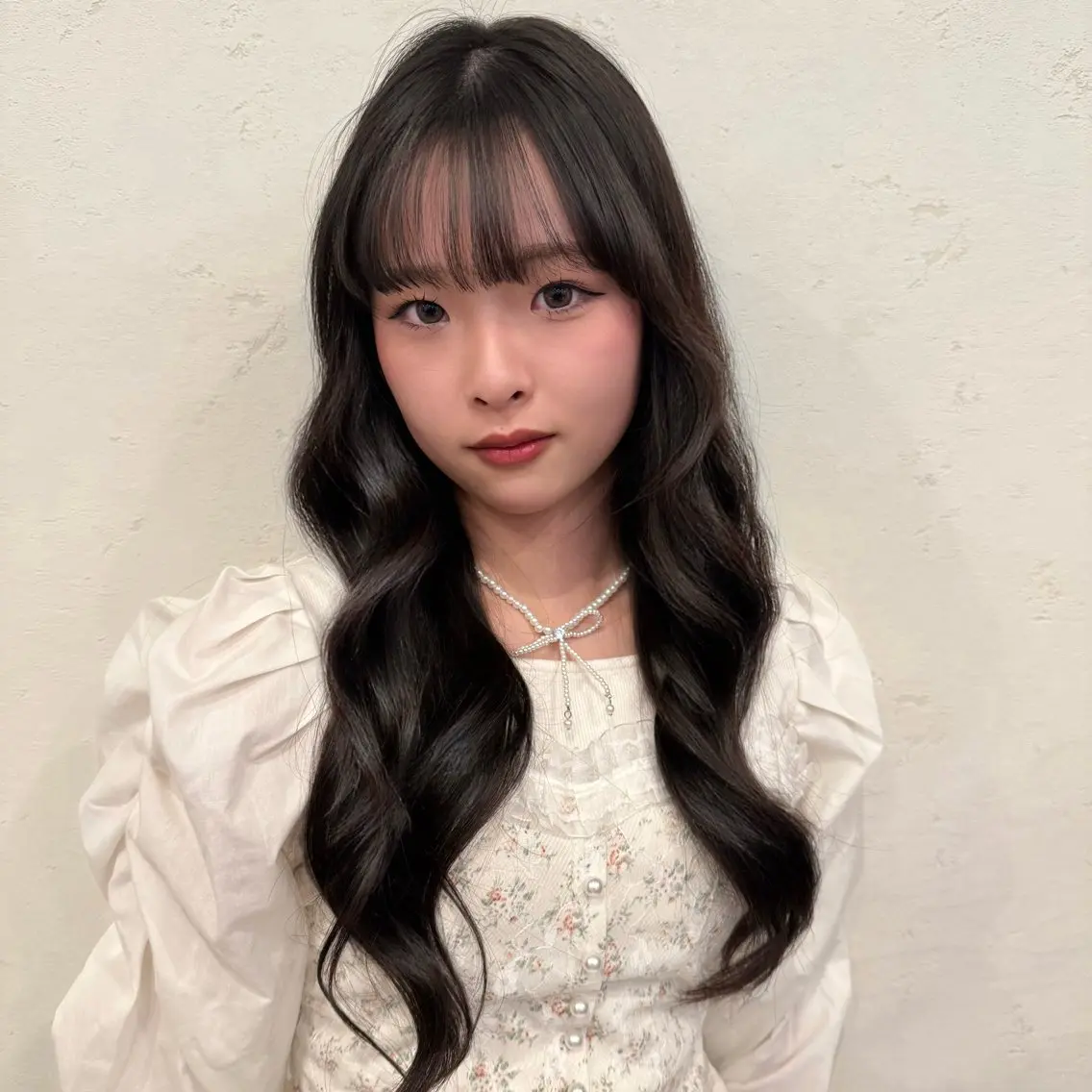ロング 柔らかいbeige ¦韓国¦🩰マユ🩰のヘアスタイル