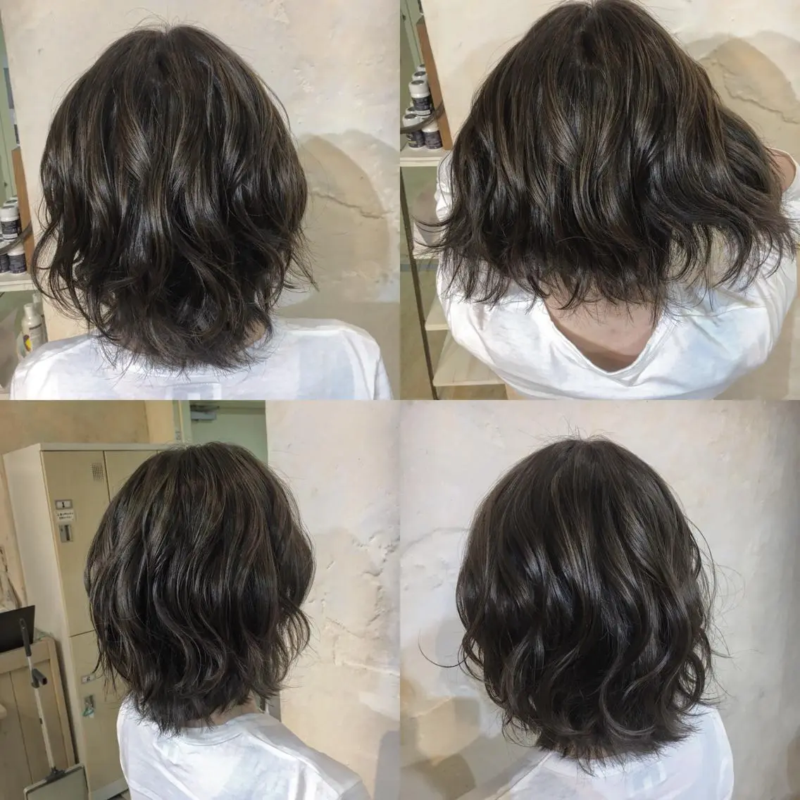 ミディアム 角床直哉 カラーカットNO 1のヘアスタイル