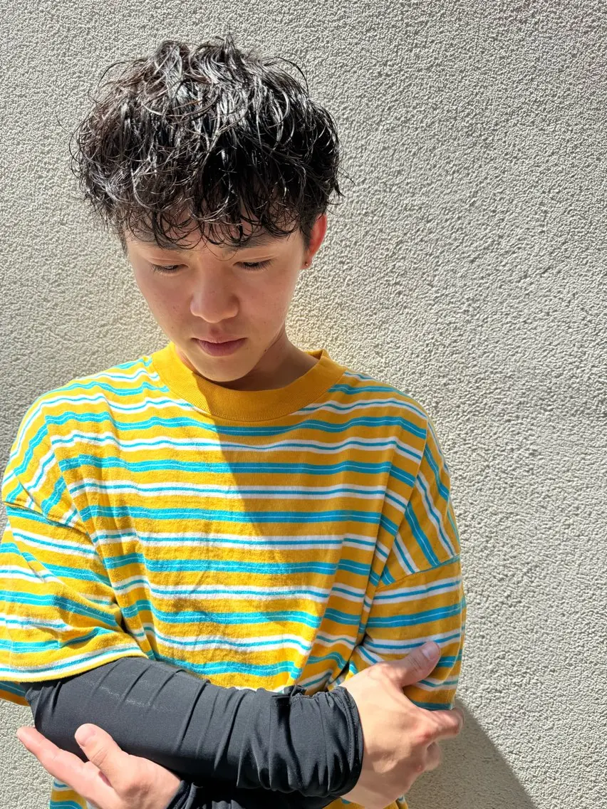 カット+メンズパーマ¥9900の写真