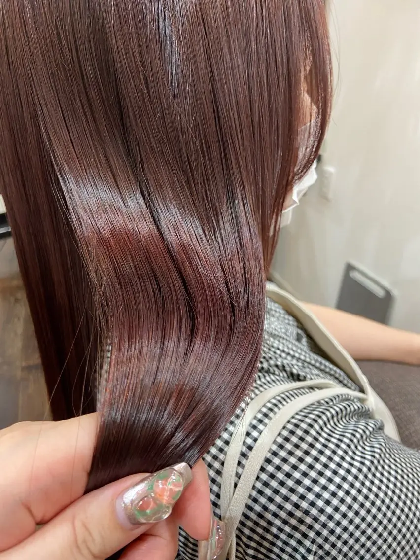 ロング ヘアカラー 透明感カラー/ 加瀬たまものヘアスタイル