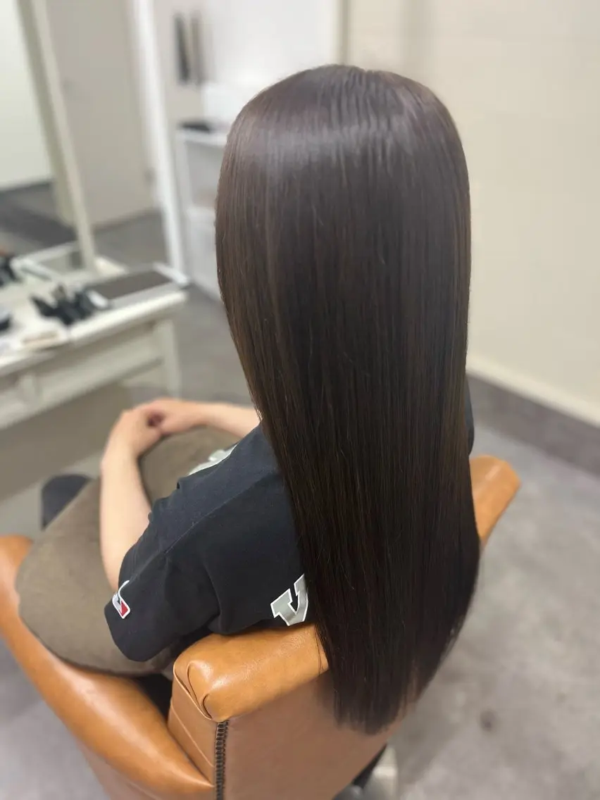 ロング カラー 田口 夏鈴のヘアスタイル
