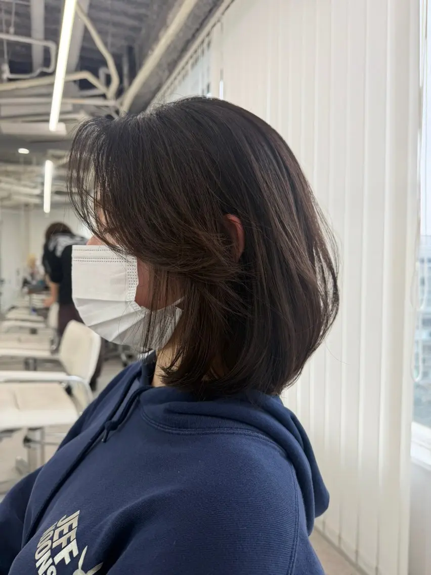 ミディアム カラー 大阪梅田/ イマムラミヅキのヘアスタイル