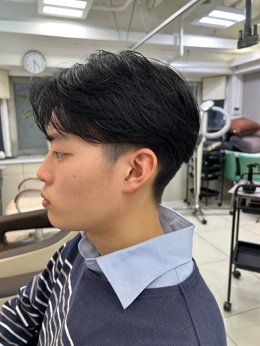 ショート メンズ センターパート マッシュ 刈り上げ 【メンズ大得意🔥】 ＭＡＳＡＫＩのヘアスタイル