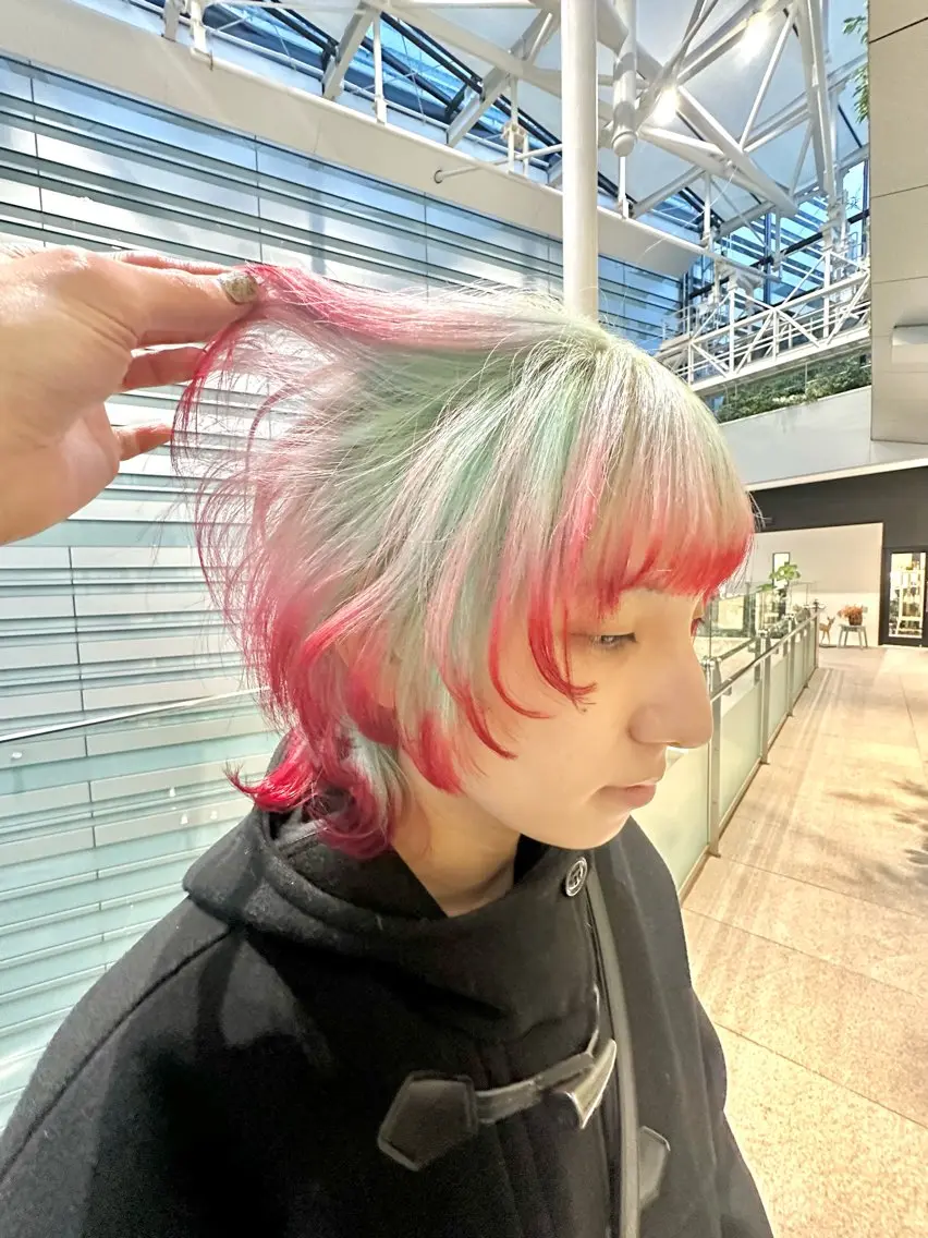 ショート ヘアカラー トリートメント 東北No.1完全個室 💐梶谷社長のヘアスタイル