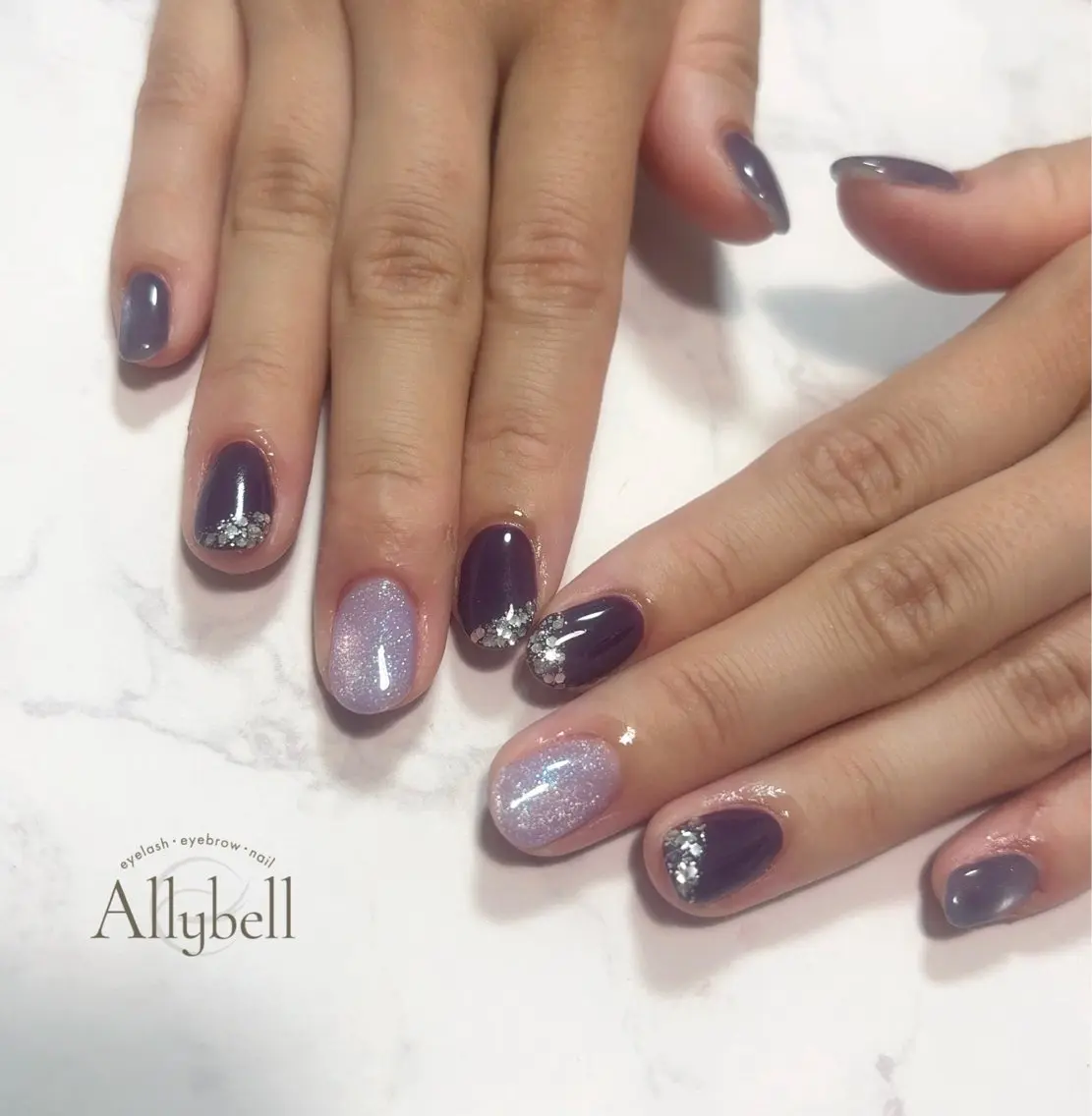 ネイル ハンドネイル Allybell🫧 Momokaのネイルデザイン