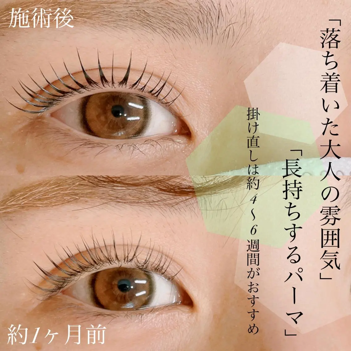 マツエク・マツパ 一重×まつ毛パーマ Cherie muのマツエク・マツパデザイン