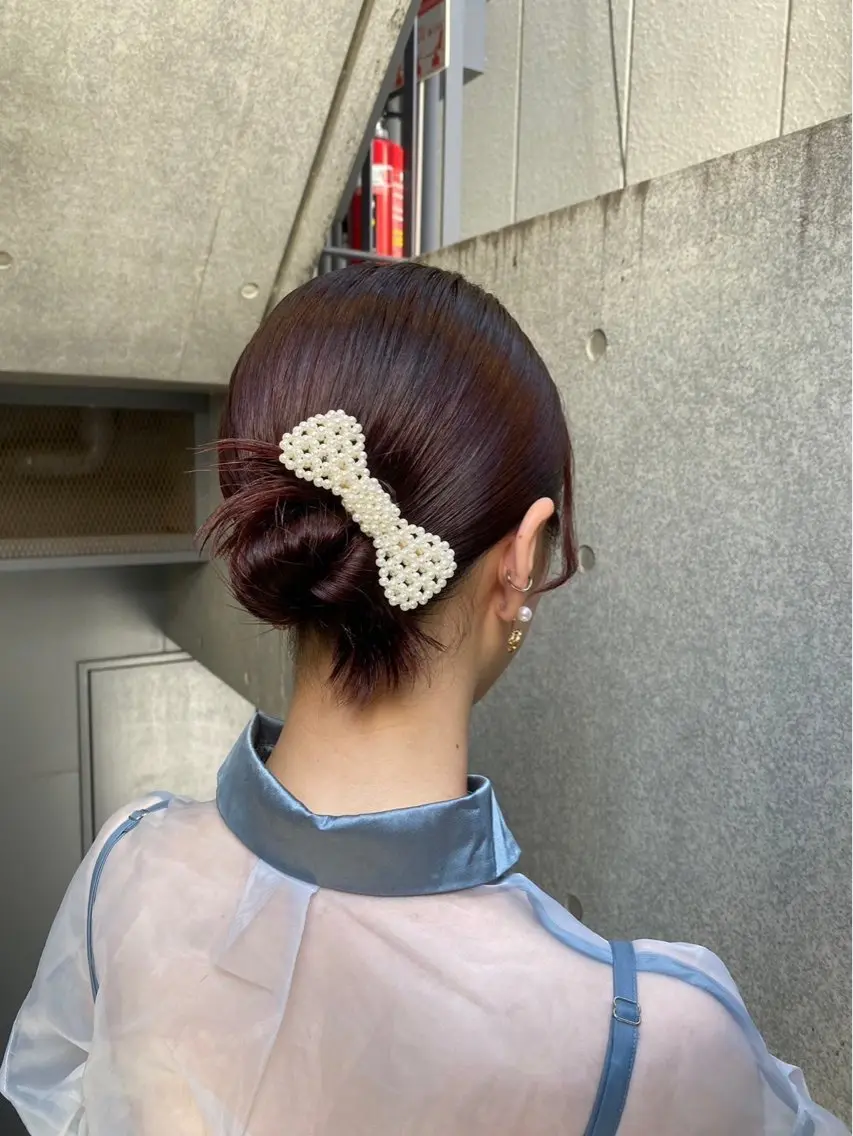 セミロング ヘアセット 縮毛矯正/髪質改善 なつき🩶のヘアスタイル
