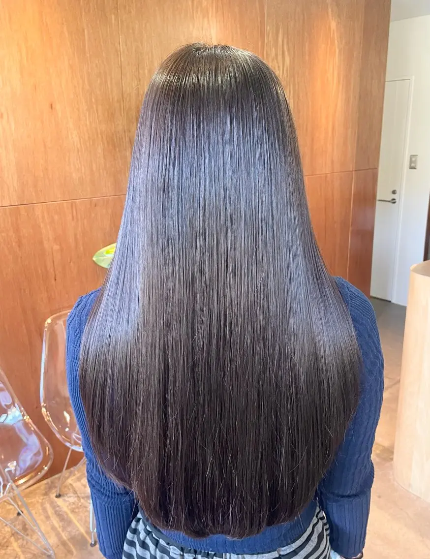 ロング 髪質改善 トリートメント yukii しまむら のぞみのヘアスタイル